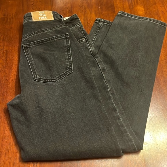 We The Free Denim - NWT We The Free Pacifica High Rise Slim Straight Leg Size 27 Black Jeans